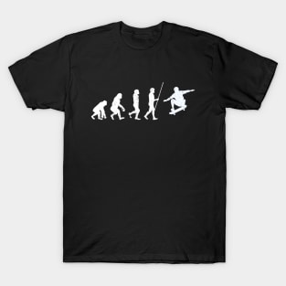 Skateboard Evolution Skate Fan Skateboarding Skater Life T-Shirt